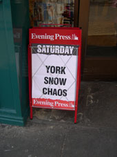 YORK SNOW CHAOS